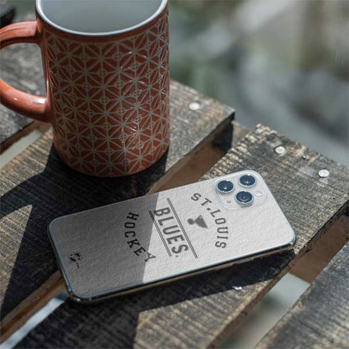 NHL St. Louis Blues Black Text iPhone 11 Pro Skin
